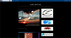 Desktop Screenshot of aire-nativo.blogspot.com