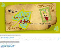 Tablet Screenshot of eraseunavez-adan.blogspot.com