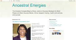 Desktop Screenshot of ancestralenergies.blogspot.com