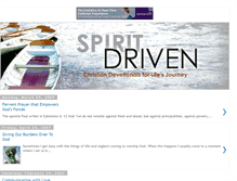 Tablet Screenshot of drivingfromthespirit.blogspot.com