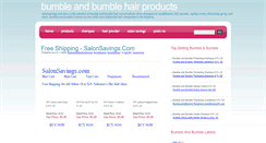 Desktop Screenshot of bumbleandbumblehaircare.blogspot.com