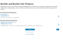 Tablet Screenshot of bumbleandbumblehaircare.blogspot.com