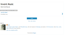 Tablet Screenshot of invent-music.blogspot.com