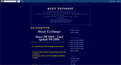 Desktop Screenshot of musicexchange001.blogspot.com