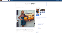 Desktop Screenshot of nancybrownart.blogspot.com