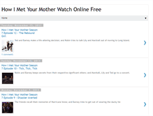 Tablet Screenshot of howimetyourmotherwatchonlinefree.blogspot.com