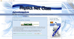 Desktop Screenshot of netphysicsnclass.blogspot.com