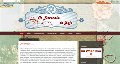 Desktop Screenshot of devaneiosdajojo.blogspot.com