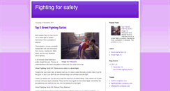 Desktop Screenshot of fightingforsafety.blogspot.com