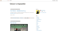 Desktop Screenshot of failure-is-impossible.blogspot.com