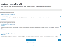 Tablet Screenshot of lecturenotesforall.blogspot.com