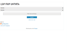 Tablet Screenshot of lsipfkipuntirta.blogspot.com