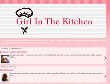Tablet Screenshot of girl-in-the-kitchen.blogspot.com