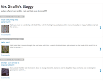 Tablet Screenshot of mrsgiraffe.blogspot.com