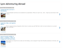 Tablet Screenshot of lynnadventuringabroad.blogspot.com
