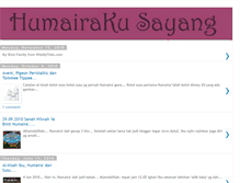 Tablet Screenshot of humairakusayang.blogspot.com