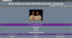 Desktop Screenshot of capoeira-porto4.blogspot.com