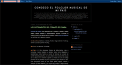 Desktop Screenshot of conozcoelfolclormusicaldemipais.blogspot.com