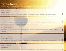 Tablet Screenshot of commonlawgirl.blogspot.com