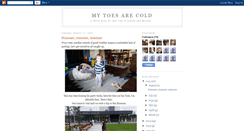 Desktop Screenshot of mytoesarecold.blogspot.com