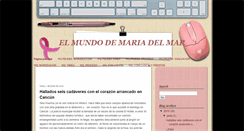 Desktop Screenshot of elmundodemariadelmar.blogspot.com