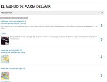 Tablet Screenshot of elmundodemariadelmar.blogspot.com