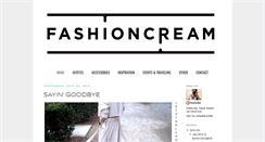 Desktop Screenshot of fashioncream.blogspot.com