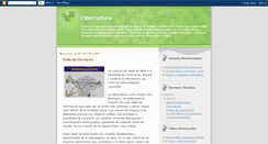 Desktop Screenshot of cibercultura2009.blogspot.com