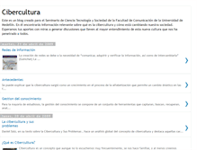 Tablet Screenshot of cibercultura2009.blogspot.com