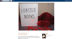 Desktop Screenshot of lobsterbooks.blogspot.com