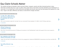 Tablet Screenshot of eauclaireschoolsmatter.blogspot.com