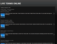 Tablet Screenshot of onlinestreamingtennis.blogspot.com