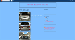 Desktop Screenshot of kedah-motor-trade.blogspot.com