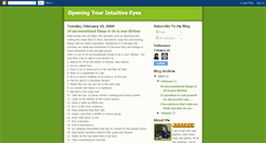 Desktop Screenshot of intuitiveeyes.blogspot.com