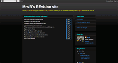 Desktop Screenshot of mrsbsrevisionsite.blogspot.com