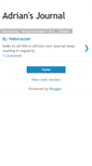 Mobile Screenshot of adrians-journal.blogspot.com