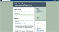 Desktop Screenshot of musicdumpster.blogspot.com