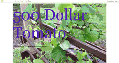 Desktop Screenshot of 500dollartomato.blogspot.com