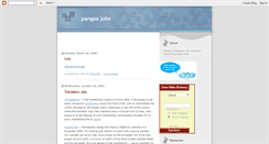 Desktop Screenshot of pangeajobs.blogspot.com