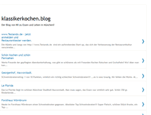 Tablet Screenshot of klassikerkochen.blogspot.com