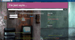 Desktop Screenshot of chief-imjustsayin.blogspot.com
