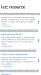 Mobile Screenshot of mylastresource.blogspot.com