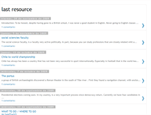 Tablet Screenshot of mylastresource.blogspot.com