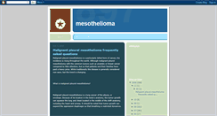 Desktop Screenshot of mesotheliomaer.blogspot.com