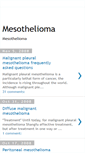 Mobile Screenshot of mesotheliomaer.blogspot.com