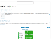 Tablet Screenshot of matlab-project-codes.blogspot.com
