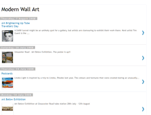 Tablet Screenshot of modern-wall-art.blogspot.com