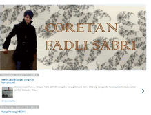 Tablet Screenshot of coretanfadlisabri.blogspot.com