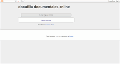 Desktop Screenshot of documentales-online.blogspot.com