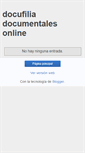 Mobile Screenshot of documentales-online.blogspot.com